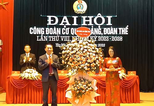 Đại hội điểm công đoàn Đảng, Đoàn thể huyện Yên Mỹ, nhiệm kì 2023- 2028